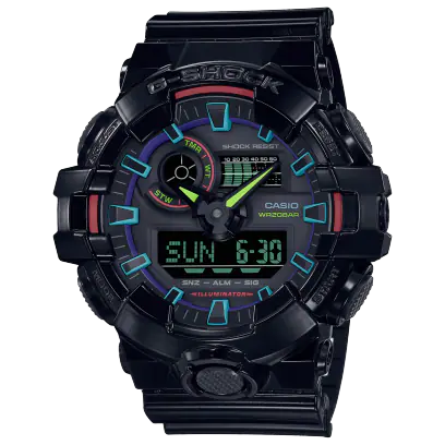 G-SHOCK GA-700 SERIES GA-700RGB-1AJF