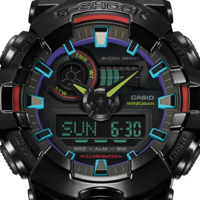 G-SHOCK GA-700 SERIES GA-700RGB-1AJF